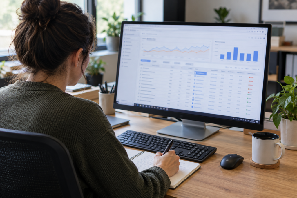 Digital marketers compare two paid search ad drafts
